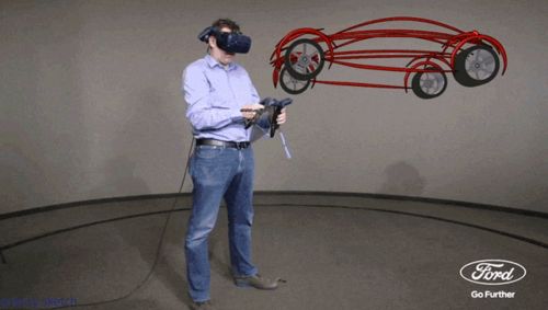 Ford utiliza realidad virtual 3D para crear dise&ntilde;os de veh&iacute;culos en menor tiempo